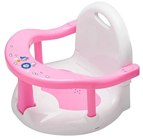 Seggiolino da bagno per neonati, antiscivolo, pieghevole, con ventose per stabilità, seggiolino per vasca da bagno, seggiolino per bambini, ideale come regalo per neonati