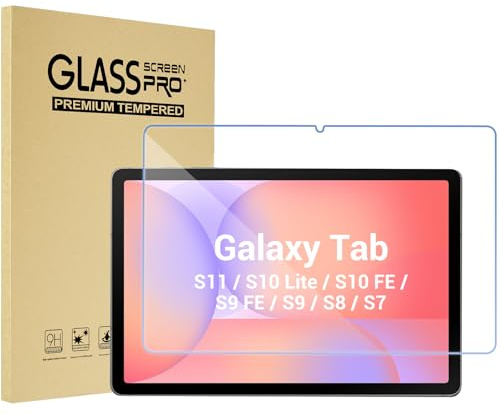 ProCase Displayschutzfolie für 10.9 Galaxy Tab S10 Lite/ S10 2024/ S9 FE 10.9/ S10 FE 2025, 9H Härte gehärtetes Glas