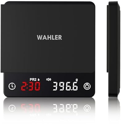 WAHLER® Kaffeewaage mit auto Timer | Barista Waage klein | Espresso Waage Siebträger I Pour Over Waage mini I USB -C
