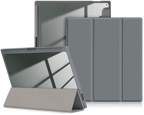 DINGGUAGUA Custodia per Onyx Boox Note Air4 C/ Air3 C/Air 3 B/W 10,3 Pollici eCarta Tablet,Antiurto Sottile Cover Posteriore Trasparente,Grigio