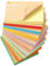 600 Blätter Karteikarten A6, Vokabelkarten Bunt 150g/m² Karteikarten Liniert Index Cards mit 10 Binderinge 20 Kraftpapierhüllen für Lernen Erinnerung Präsentation (10 Farben)