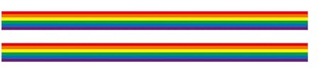 LIGSLN Regenbogen-Flaggen-Bänder, wasserdicht, Regenbogen-Armband, bunte Handgelenkschlaufen, elastisches Haarband, Schmuck, Party-Dekoration, Einheitsgröße, Kein Edelstein
