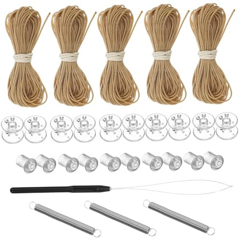 Kit De Réparation De Stores Plissés pour Camping-Car - Accessoires Universels en Plastique pour Fenêtres De Véhicules Installation Facile Et