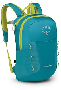 Osprey Uni Kinder-Wanderrucksack mit Hydraulik-Reservoir, Blue Spikemoss, Einheitsgröße, Wanderrucksack mit Hydraulik-Reservoir