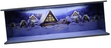 Luwecf 1/64 Fahrzeugmodell Vitrine mit LED Beleuchtung für Sammlerstücke , Style F