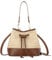 HomKuch Bolsa de cubo de paja femenina tejiendo cuerda de playa en verano bolsa de cubo Hobo