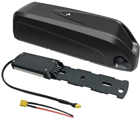 Ebike Battery 36V 10AH,Hailong Electric Bike Lithium-ion Battery with Charger,4 Pin Baseplate for 750W 500W 350W 250W 200W Bafang or other Motor (36V 10Ah)
