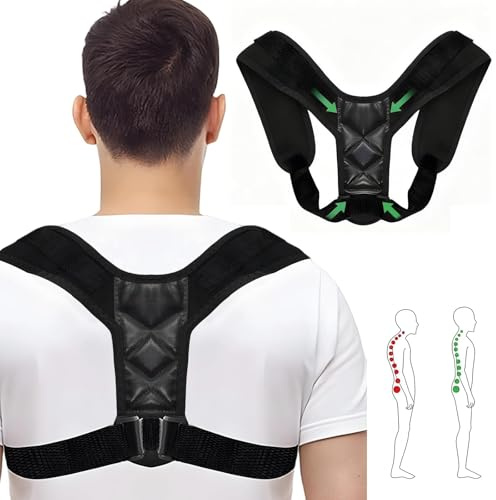 Yagaspantery Correcteur de Posture,Redresseur De Dos-Ceinture Dorsale,Le Dos Ceintures Dorsale Pratique Pour Homme Et Femme