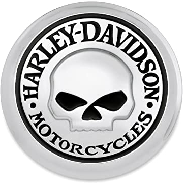 Harley-Davidson Médaillon bouchon de réservoir de moto Willie G Skull pour modèles à partir de 83