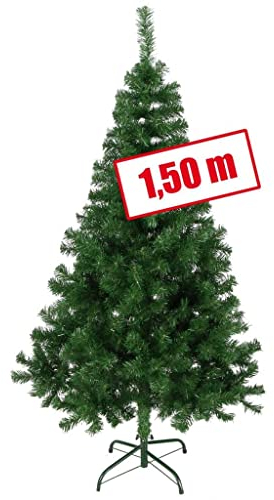 Christbaum in Grün Weihnachtsbaum Tannenbaum Höhe 150 cm