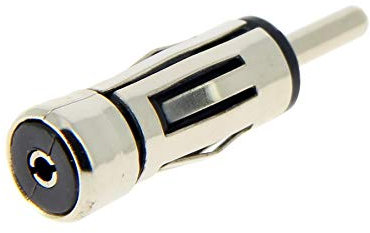 WRC 007564 Adattatore antenna ISO (femmina) per autoradio con uscita antenna DIN (maschio)