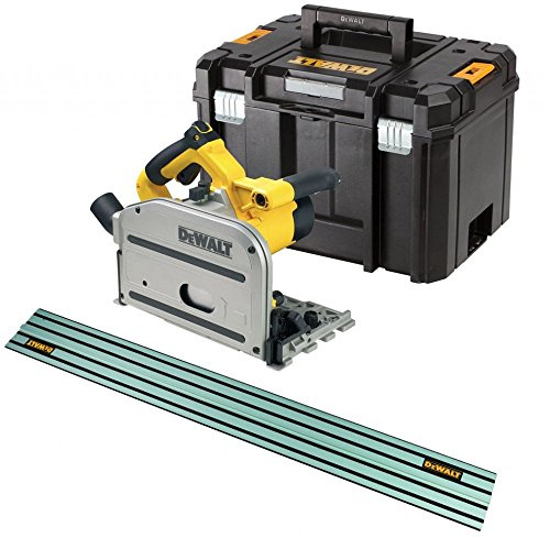 Dewalt DWS520KT Plunge Cut Circular Saw 165mm 240v + Case + 1 x 1.5m Guide Rail
