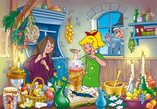Schmidt Spiele - Bibi Blocksberg, Hexenküche, 100 Teile Puzzle