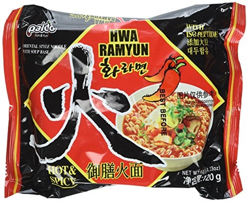 Paldo Hwa Ramyun Oriental Style Noodle Hot&Spicy Flavour (120g*5 packs)