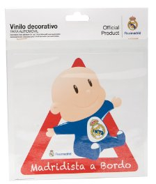 Sumex RMA2130 Autoaufkleber Madridista-a-Bordo (Baby an Bord)