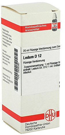 DHU Ledum D8 Dilution, 20 ml Lösung