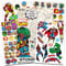 Marvel Avengers Tattoos & Aufkleber - Avengers Sticker Set mit 110 Aufklebern & 26 Tattoos - Für Kinder - Wassernichtbeständig - Cartoon-Muster