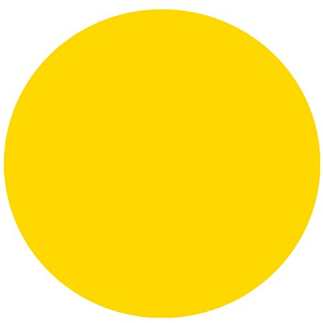 Lacktischdecke Tischdecke Wachstuch Wachstischdecke Rund Oval Größe und Farbe wählbar Gelb Rund 80 cm abwaschbare Gartentischdecke