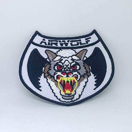 Airwolf - 1980's TV Series Helicopter Crew 4 Embroidered Iron-On Patch
