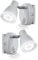 Trango 2635-026 LED Sensor Nachtlicht – 2er Pack – Weiß – Drehbar & Schwenkbar – Automatikfunktion – Bewegungssensor – 230V Steckdosenlampe – Sicherheits- & Orientierungslicht