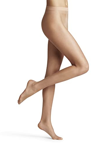 FALKE Damen Strumpfhose Natural Glow 6 DEN W Ti ultra-transparent einfarbig 1 Stück, Hautfarben Natural 4037, XL