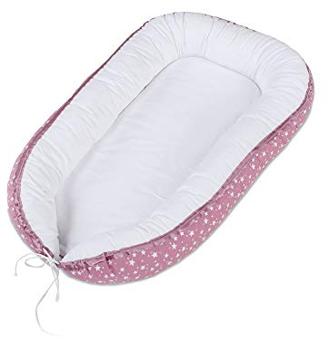 babybay Kuschelnest, beere Sterne weiß