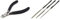 Tamiya – 300074123 coupante Fein/Pointu Plastique & 74104 - Accessoire pour Maquette - Jeu Limes Fines