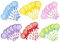 CANDeal 100 Stück Lollipop Cake Topper Cupcake Topper Geburtstagstorte Cupcake Dekoration Picks Party Dekoration Zubehör