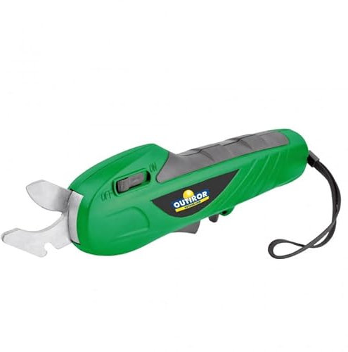 OUTIROR - Sécateur Electrique Rechargeable - Batterie Lithium-ion 7,2 V, 1300 mAh - Autonomie = 600 coupes