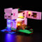cooldac LED Licht Kit Kompatibel mit Lego 21170 Minecraft Das Schweinehaus Bauset(nur Lichter, Keine Modelle) Led Beleuchtungsset Kompatibel mit Lego 21170 Minecraft Das Schweinehaus Bausteine Modell