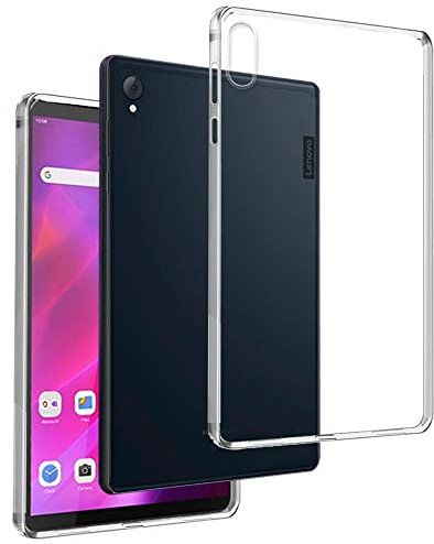 REY Funda Carcasa Gel Transparente para Lenovo Tab K10 (10,3) - Tab M10 FHD Plus (10,3) TB-X6C6F-X6C6X-X606F-X606X, Ultra Fina 0,33mm, Silicona TPU de Alta Resistencia y Flexibilidad