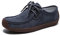 Sunporx Mujeres con Cordones Casual Mocasines de Cuero Zapatos de conducción Oxfords Antideslizante Cómodo Mocasín Zapatos