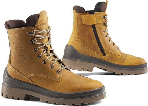 FALCO Viky Stivali Moto Donna, marrone chiaro, 39