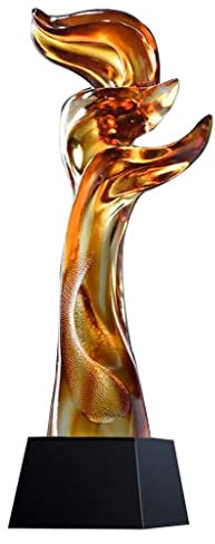 Trophies, Medals Awards Nice-looking Glass Crystal Trophy Commercial Event Souvenir Trophy Year-end Awards Trophy Of The Company's Annual Meeting Competition Program Awards Trophy