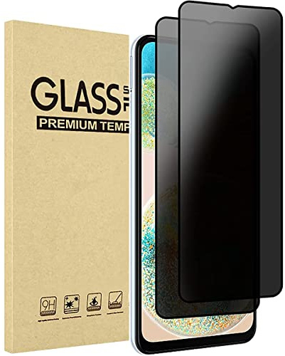 JMDZDL Sichtschutz für Samsung Galaxy A23 5G für Panzerglas, [2 Stück] | Privacy Schutzfolie, Anti-Spy Displayschutzfolie, 9H Härte Gehärtetes Glas Blickschutzfolie, Blasenfrei, Kratzfest