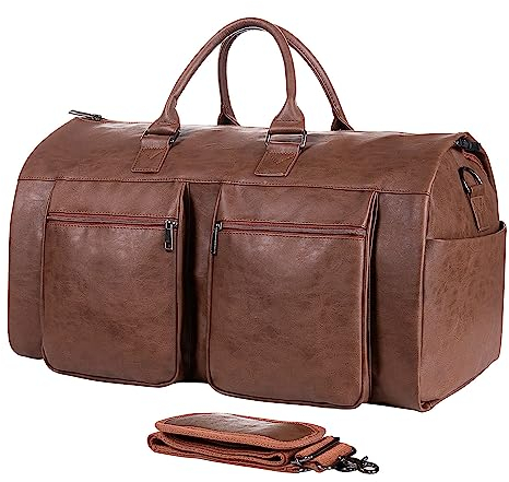 seyfocnia Umwandelbarer Reise-Kleidersack, Handgepäcktasche für Männer und Frauen, 2-in-1 Hängetasche, Anzug, Business-Reisetasche