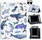 for Nokia T10 Tablet Case/for Nokia T10 8 inch 2022 Tablet Case, 360 Degree Rotating Stand and Magnetic Closure Case for Nokia T10 (Model TA-1472) Tablet 8 inch 2022 Release,Watercolor Whale