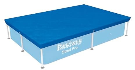 Bestway 58103-6 Copertura per piscine fuori terra rettangolari da 221x150 cm