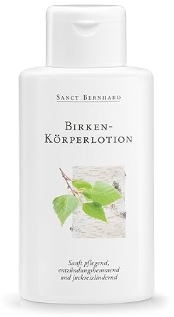 Sanct Bernhard Birken-Körperlotion | Entzündungshemmend & juckreizlindernd | Feuchtigkeitsspendend & sanft pflegend | 250ml
