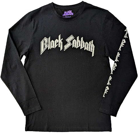 Rock Off Officially Licensed Products Black Sabbath T Shirt The End Mushroom Cloud Official Unisex Black Long Sleeve Size M