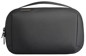 Tech Pouch Organizer Custodia Portatile Borsa Gadget Bag per Viaggi, Nero, Classico
