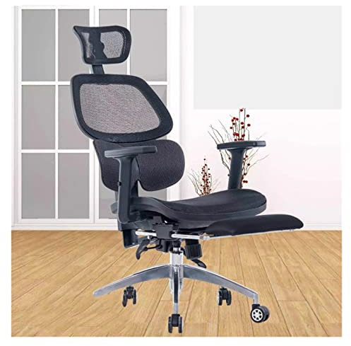 KOHARA Computer Stuhl Haushalt Ergonomischer Bürostuhl Liegender Hebedreh Mesh Personal Stuhl Chaise