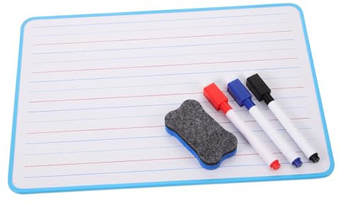 AOKWAWALIY Löschbares Whiteboard, Portapotty Morphie, tragbares Whiteboard für Studenten, tragbares persönliches Whiteboard, Kinder, Whiteboard, gerade Körnung, Schreibtafel, eine Seite, A4