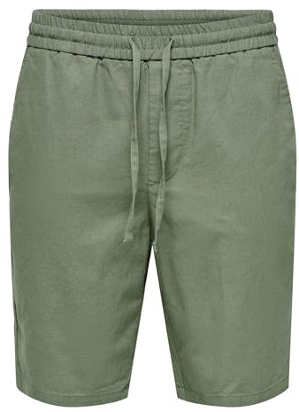 Only & Sons Herren Shorts Onslinus 0007 Cot Lin Shorts Noos