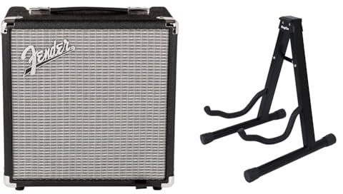 Fender Rumble 15, Bass Amp - 15W, Compact Practice Amp for Electric Bass Guitar