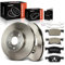 Frankberg 2x Bremsscheiben 4x Bremsbeläge Vorne mit Bremsenschmiermittel Kompatibel mit Astra K B16 2015-2022 Astra K Sports Tourer B16 2015-2022 Replace# 13597460 13478300