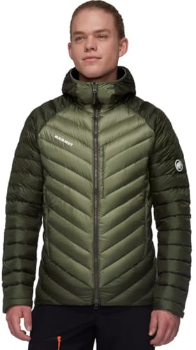 Mammut Herren Broad Peak IN Kapuzenjacke, Marsh/Dark Marsh, XL, Sportliche Kapuzenjacke, Daunenjacke