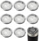 DEFIYEAR 8PCS 20oz Tumbler Replacement Lids, Spill-Proof Travel Mug Covers with Sliding Silicone Tops, Tumbler Lid Cup Covers, Cup Lid Replacement Set