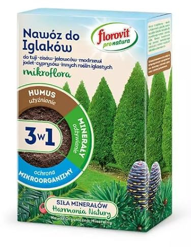 Koniferen Dünger Thuja Tannen Hecken Effektive Mikroorganismen + Bio Humus 1kg