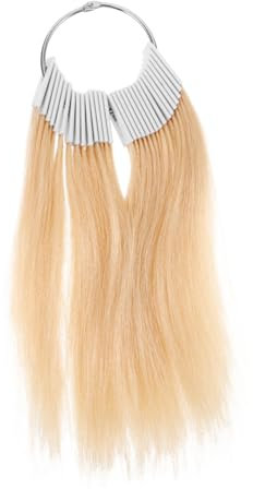 minkissy 30piezas Muestras Para Teñir Cabello Real Con Anillos De Color Variados Mechones Suaves Para Prueba y Práctica Profesional De Tinte y Mechas Salones y Formación